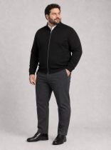 Gilet Ouverture Zip Noir Casa Moda du 2XL au 6XL