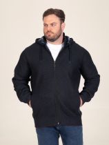 Gilet Polaire � Capuche Bleu Marine Duke Du 3XL au 8XL