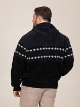 Gilet Polaire &agrave; Capuche Noir Duke Du 3XL au 8XL