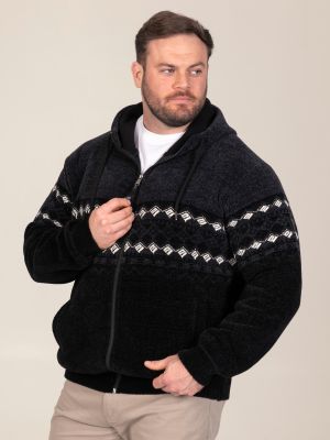 Gilet Polaire � Capuche Noir Duke Du 3XL au 8XL