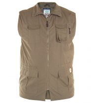 Gilet sans manches multipoches  \ Enzo\  Beige de DUKE du 2XL au 8XL