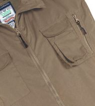 Gilet sans manches multipoches  \ Enzo\  Beige de DUKE du 2XL au 8XL