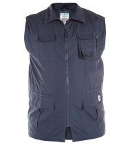 Gilet sans manches multipoches \ Enzo\  Bleu Marine de DUKE du 2XL au 8XL