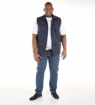 Gilet sans manches multipoches \ Enzo\  Bleu Marine de DUKE du 2XL au 8XL
