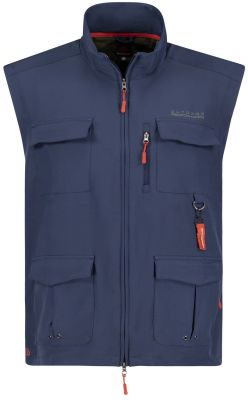 Gilet Sans Manches Multipoches Stretch Bleu Marine Adamo du 2XL au 12XL