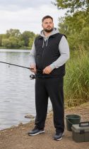 Gilets Sans Manche Micro Fibre Noir Ahorn du 2XL au 10XL