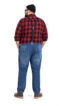 Jean Jogging Sp&eacute;cial Homme Fort Bleu Abraxas du 1XL au 12XL