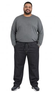 Jean Jogging Sp�cial Homme Fort Noir Abraxas du 1XL au 12XL