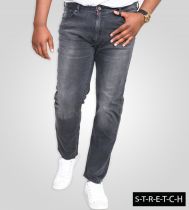 Jean Stretch Grande Taille Gris Stonewash du 42US au 60US Duke