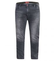 Jean Stretch Grande Taille Gris Stonewash du 42US au 60US Duke
