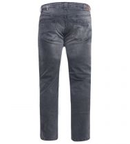Jean Stretch Grande Taille Gris Stonewash du 42US au 60US Duke