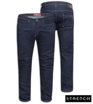 Jean Stretch Grande Taille Indigo Brut du 42US au 60US Duke