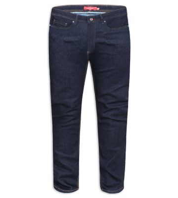 Jean Stretch Grande Taille Indigo Brut du 42US au 60US Duke