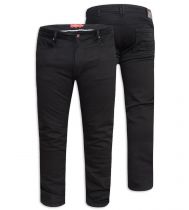 Jean Stretch Grande Taille Noir du 60US au 70US Duke