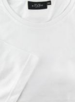 Lot de deux T-Shirt Blanc Manches Courtes Col Rond Kitaro