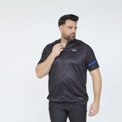 Maillot Cyclisme Noir All Size du 2XL au 8XL