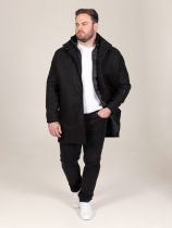 Manteau Noir Duke Du 3XL au 6XL