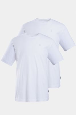 Pack 2 Tshirts Manches Courtes Blanc JP1880 du 3XL au 10XL