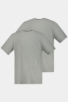 Pack 2 Tshirts Manches Courtes Gris JP1880 du 3XL au 10XL