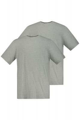 Pack 2 Tshirts Manches Courtes Gris JP1880 du 3XL au 8XL