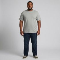 Pack 2 Tshirts Manches Courtes Gris JP1880 du 3XL au 8XL