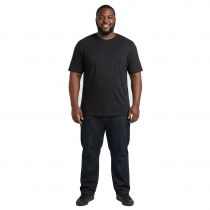 Pack 2 Tshirts Manches Courtes Noir JP1880 du 3XL au 8XL