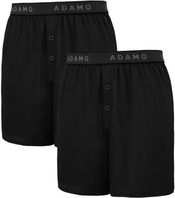 Pack de 2 Cale�ons Stretch Noir Adamo du 2XL au 8XL