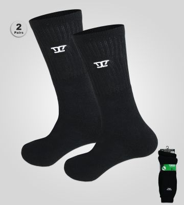 Pack de 2 Chaussettes Grande Taille Noires Duke Du 45 au 52
