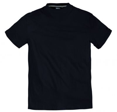 Pack de 2 T-Shirt Noir Manches Courtes Col Rond Coton All Size