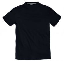 Pack de 2 T-Shirt Noir Manches Courtes Col Rond Coton All Size