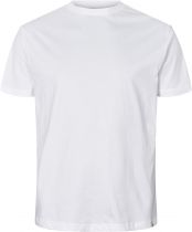 Pack de 2 T-Shirts Blanc Manches Courtes Col Rond 100% Coton All Size