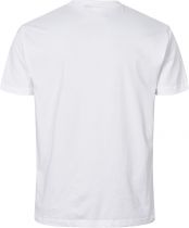 Pack de 2 T-Shirts Blanc Manches Courtes Col Rond 100% Coton All Size