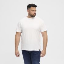 Pack de 2 T-Shirts Blanc Manches Courtes Col Rond 100% Coton All Size