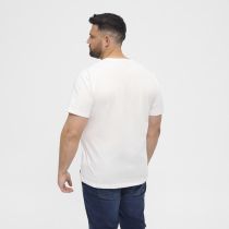 Pack de 2 T-Shirts Blanc Manches Courtes Col Rond 100% Coton All Size