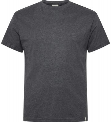 Pack de 2 T-Shirts Gris Fonc� Manches Courtes Col Rond Coton All Size