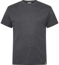 Pack de 2 T-Shirts Gris Fonc&eacute; Manches Courtes Col Rond Coton All Size