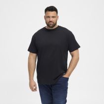 Pack de 2 T-Shirts Noir Manches Courtes Col Rond Coton All Size