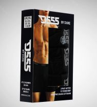 Pack de 3 Boxers Coton Noire Duke du 2XL au 8XL