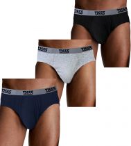 Pack de 3 Slips Noir/Bleu/Gris Duke 2XL à 8XL