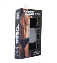 Pack de 3 Slips Noir/Bleu/Gris Duke 2XL à 8XL