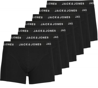 Pack de 7 Boxers Noirs Jack&Jones du 3XL au 7XL