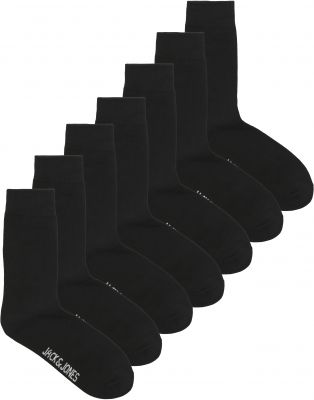 Pack de 7 Chaussettes Noires Jack&Jones Du 43 au 50