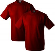 Pack de Deux Tshirt Marlon Rouge Adamo du 2XL au 12XL