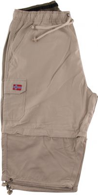 Pantacourt-Bermuda Beige Abraxas du 2XL au 8XL