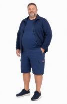 Pantacourt-Bermuda Bleu Marine Abraxas Du 2XL au 12XL