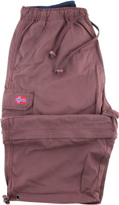 Pantacourt-Bermuda Bordeaux Abraxas Du 2XL au 12XL