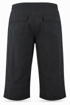 Pantacourt de jogging Microfibre Noir du 2XL au 10XL Ahorn