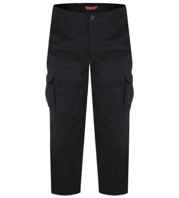 Pantalon Cargo Noir Duke Du 42US au 60US
