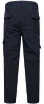 Pantalon Cargo Softshell Bleu Marine Kam du 2XL au 8XL