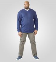 Pantalon Casual Marron Grande Taille Homme BRIAN de DUKE